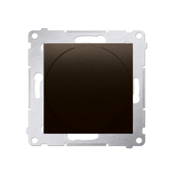 Ściemniacz naciskowo-obrotowy (moduł) 20–500W, brąz mat DS9T.01/46 Simon 54 | DS9T.01/46 Kontakt Simon