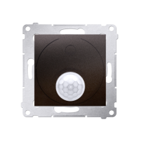 Łącznik z czujnikiem ruchu z przekaźnikiem z zabezpieczeniem (moduł) 8(2)A, 230V, antracyt | DCR11P.01/48 Kontakt Simon