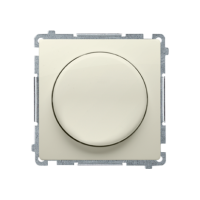 Ściemniacz naciskowo-obrotowy jednobiegunowy do LED ściemnialnych 230V (moduł), beż BMS9L.01/12 | BMS9L.01/12 Kontakt Simon