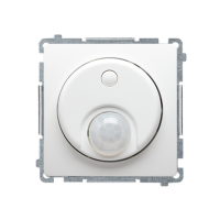 Łącznik z czujnikiem ruchu z przekaźnikiem z zabezpieczeniem (moduł) 8(2) A, 230V, biały | BMCR11P.01/11 Kontakt Simon