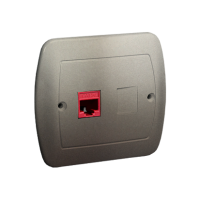 Gniazdo komputerowe RJ45 pojedyncze, kategoria 5e, satynowy AF51/29 Simon Akord | AF51/29 Kontakt Simon