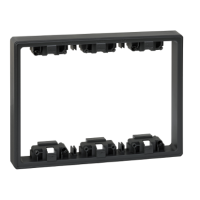 Element pogłębiający do obudów podtynkowych i natynkowych S500 3-modułowych, szary grafit | 51030903-038 Kontakt Simon