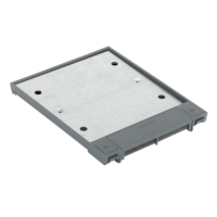 Pokrywa puszki podłogowej 3-modułowej (element zapasowy), szary, RSF003/1, Simon Connect | RSF003/1 Kontakt Simon