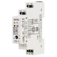 Czujnik kolejności faz 230/400V AC Typ: CKM-01 | EXT10000019 Zamel