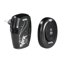 Dzwonek bezprzewodowy sieciowy Blues zasięg 100m Typ: St-960 | SUN10000424 Zamel