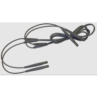 Przewód dwużyłowy zakończony wtykami bananowymi (2m) | WAPRZ002DZBB Sonel