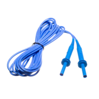 Przewód do miernika 5kV, zakończony wtykami bananowymi, niebieski (5m) | WAPRZ005BUBB5K Sonel