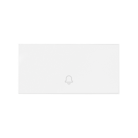 Klawisz do łączników / przycisków mechanicznych z piktogramem "dzwonek" biały mat Simon 100 | 10000017-230 Kontakt Simon