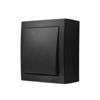 Przycisk zwierny IP44 bez piktogramu 10AX 250V zaciski śrubowe czarny Aquaclick | ACP1/49 Kontakt Simon