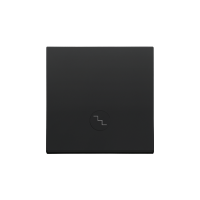 Klawisz pojedynczy z oczkiem z piktogramem "schody" do: SW6M, Czarny mat Simon 55 | TKW6L/149 Kontakt Simon