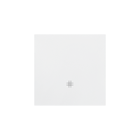 Klawisz pojedynczy z piktogramem krzyżowym do: SW7M, Biały mat Simon 55 | TKW7/111 Kontakt Simon