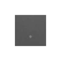 Klawisz pojedynczy z piktogramem krzyżowym do: SW7M, Grafitowy mat Simon 55 | TKW7/116 Kontakt Simon