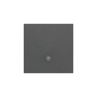 Klawisz pojedynczy z oczkiem z piktogramem krzyżowym do: SW7M, Grafitowy mat Simon 55 | TKW7L/116 Kontakt Simon