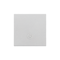 Klawisz pojedynczy z oczkiem z piktogramem "dzwonek" do: SP1M, Aluminium mat Simon 55 | TKWD1L/143 Kontakt Simon