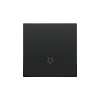 Klawisz pojedynczy z oczkiem z piktogramem "dzwonek" do: SP1M, Czarny mat Simon 55 | TKWD1L/149 Kontakt Simon