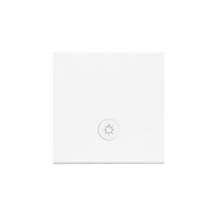 Klawisz pojedynczy z oczkiem z piktogramem "światło" do: SP1M, Biały mat Simon 55 | TKWS1L/111 Kontakt Simon