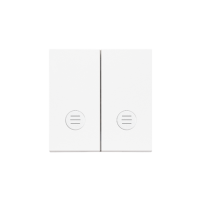 Klawisz podwójny z oczkami do: SW5L2M, SW6/2L2M, SW7/2L2M, Biały mat Simon 55 | TKW5L2/111 Kontakt Simon