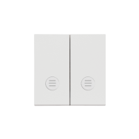 Klawisz podwójny z oczkami do: SW5L2M, SW6/2L2M, SW7/2L2M, Jasnoszary mat Simon 55 | TKW5L2/114 Kontakt Simon