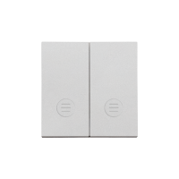 Klawisz podwójny z oczkami do: SW5L2M, SW6/2L2M, SW7/2L2M, Aluminium mat Simon 55 | TKW5L2/143 Kontakt Simon