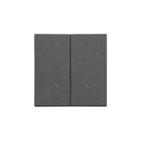 Klawisz podwójny z piktogramami "schody" do: SW6/2WM, Grafitowy mat Simon 55 | TKW6/2/116 Kontakt Simon