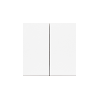 Klawisz podwójny do: SW6/2WM, SW7/2M, Biały mat Simon 55 | TKW6/2/X/111 Kontakt Simon