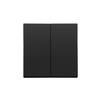 Klawisz podwójny do: SW6/2WM, SW7/2M, Czarny mat Simon 55 | TKW6/2/X/149 Kontakt Simon