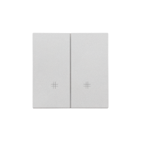 Klawisz podwójny z piktogramami krzyżowymi do: SW7/2M, SW6/2WM, Aluminium mat Simon 55 | TKW7/2/143 Kontakt Simon
