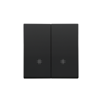 Klawisz podwójny z piktogramami krzyżowymi do: SW7/2M, SW6/2WM, Czarny mat Simon 55 | TKW7/2/149 Kontakt Simon