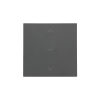 Klawisz pojedynczy do łącznika i przycisku roletowego: SZW1KM, SZP1KM, Grafitowy mat Simon 55 | TKZW1K/116 Kontakt Simon