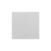 Klawisz pojedynczy do łącznika i przycisku roletowego: SZW1KM, SZP1KM, Aluminium mat Simon 55 | TKZW1K/143 Kontakt Simon