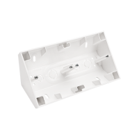 Puszka natynkowa narożna 2-krotna do ramek LINE/DUO, Jasnoszary mat Simon 55 | TPNR2/114 Kontakt Simon