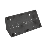 Puszka natynkowa narożna 2-krotna do ramek LINE/DUO, Grafitowy mat Simon 55 | TPNR2/116 Kontakt Simon