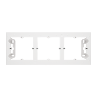 Puszka natynkowa 3-krotna do ramek LINE/DUO. Wyokość: 40mm, Biały mat Simon 55 | TPN3/111 Kontakt Simon