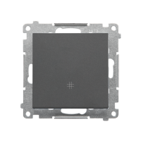 Łącznik krzyżowy (moduł) 10 AX, 250 V~, szybkozłącza, Grafitowy mat Simon 55 | TW7.01/116 Kontakt Simon