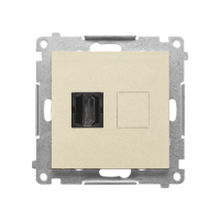 Gniazdo HDMI (moduł), Szampański mat Simon 55 | TGHDMI.01/144 Kontakt Simon