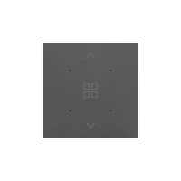 Klawisz pojedynczy z piktogramem grupy rolet do produktów elektronicznych, Grafitowy mat Simon 55 | TKE13/116 Kontakt Simon
