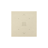 Klawisz pojedynczy z piktogramem grupy rolet do produktów elektronicznych, Szampański mat Simon 55 | TKE13/144 Kontakt Simon