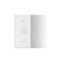 Klawisz połówkowy z piktogramem grupy rolet do produktów elektronicznych, Biały mat Simon 55 | TKE23/111 Kontakt Simon