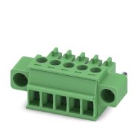 Łączniki wtykowe płytek drukowanych MC 1,5/ 5-STF-3,5, 5-biegunowy, 160V, zielony | 1847084 Phoenix Contact