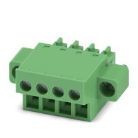 Łączniki wtykowe płytek drukowanych FRONT-MC 1,5/ 4-STF-3,81, 4-biegunowy, 160V, zielony | 1850877 Phoenix Contact