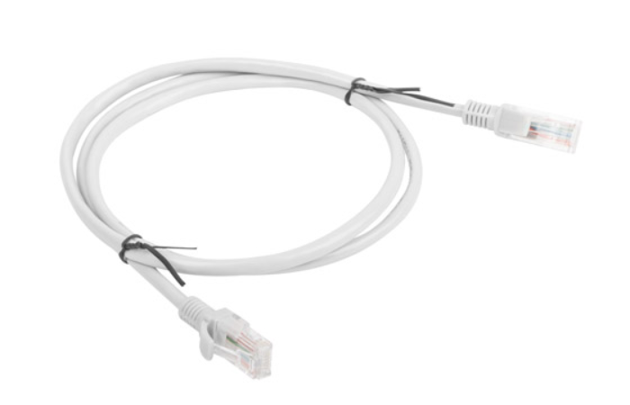 Patchcord LAN RJ45 Cat 5E UTP 1m szary 26AWG CCA, Lanberg | PCU5-10CC-0100-S Impakt