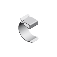 Zacisk ZSK1 Fi-25/4, gr. blachy 1,0mm | 794601 Baks