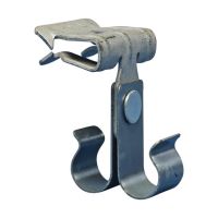 Zacisk podwójny, nabijany, mocujący przewód, 2-3mm kołnierz, 12,4-16mm OD, 2H41214B | 170840 Erico