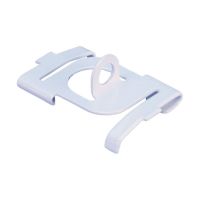 Zacisk przekręcany 4G16H ze zwykłym otworem pod kątem 90°, Malowanie, Biały, 6,4, 4G16HWH | 576950 Erico