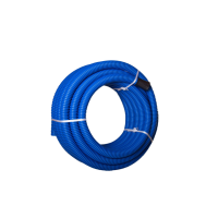 Rura giętka karbowana dwuwarstwowa w kręgach RODK 32/25 450N,HDPE,dwuścienna, niebieska (50m) DVR | 13385 TT Plast