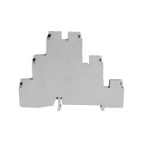 Złączka szynowa gwintowa piętrowa, 2,5mm2 TS35 3-tory ZUW3-2.5, szara | 13204312 Simet