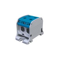 Złączka szynowa gwintowa STB 50-2, Al/Cu 87320 SIMBLOCK niebieska | 81002003 Simet