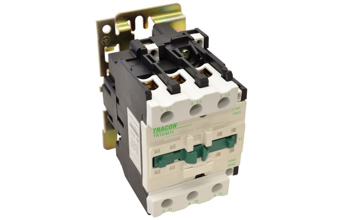 Stycznik 660V, 50Hz, 40A, 18,5kW, 230V AC, 3×NO+(1×NO+1×NC) | TR1D4011 Tracon