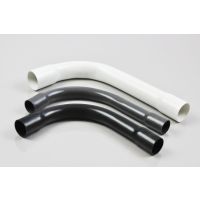 Kolanko dwukielichowe sztywne ZK 18 czarne (opak 10szt) | 09.4A Elektroplast Stróża