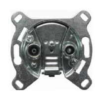 Gniazdo R-TV nieprzelotowe, mechanizm, R.Classic/1930/Glas | 53455012 Hager